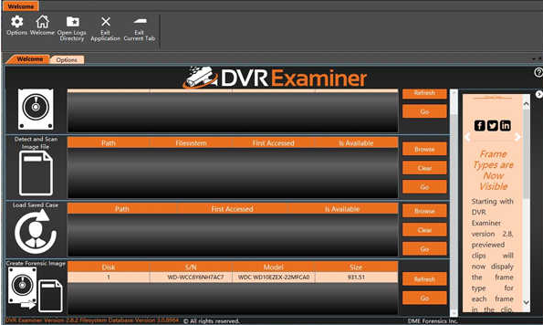 DVR Examiner